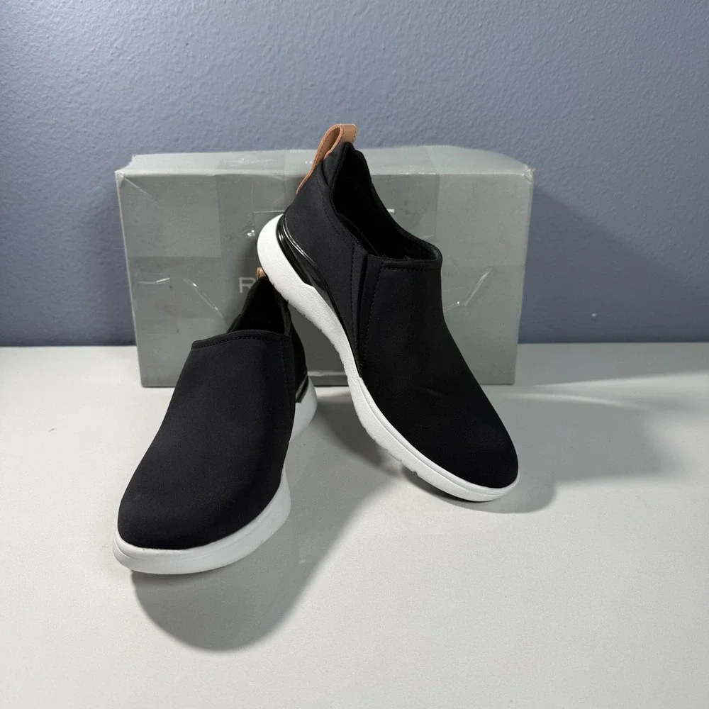Rockport Total Motion Sport High Slip‎ Black White Sneakers CI3941 Womens 5 M
